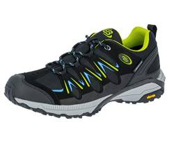 Brütting Expedition Herren Walkingschuhe, Schwarz/ Lemon/ Blau, 36 EU von Brütting