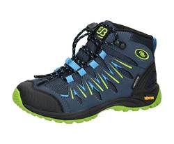 Brütting Expedition Kids High Traillaufschuhe, Marine/blau/Lemon, 34 EU von Brütting