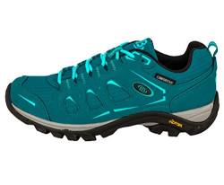 Brütting MOUNT FRAKES LOW Damen Trekking- & Wanderhalbschuhe, Petrol/ Blau, 38 EU von Brütting