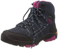 Brütting Mädchen Mount Shasta Kids Hi Cross-Laufschuh, Marine/ Pink/ Türkis, 32 EU von Brütting