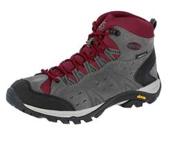 Brütting Mount Bona High Unisex Erwachsene Trekking- & Wanderstiefel, Grau/ Bordeaux, 39 EU von Brütting