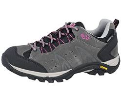 Brütting Mount Bona Low Damen Cross-Laufschuh, grau/schwarz/pink, 42 EU von Brütting