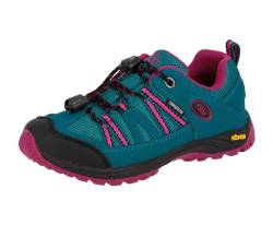 Brütting Unisex Kinder Ohio Low Trekking-& Wanderhalbschuhe, Türkis Pink, 28 EU von Brütting