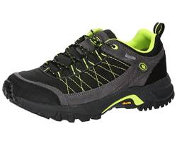 Brütting Unisex Mount Egmont Traillaufschuhe, schwarz/grau/Lemon, 37 EU von Brütting