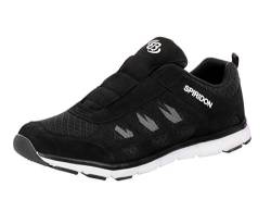 Brütting Unisex Spiridon Fit Slip in Erwachsene Sneaker, Schwarz Weiß, 41 EU von Brütting