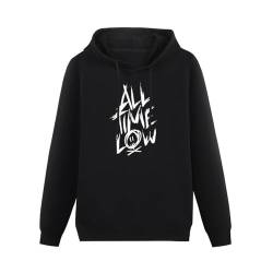 All Time Low Scratch Name Mens Hoodies Black Sweatshirts L von Brug