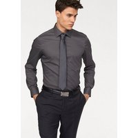 Bruno Banani Langarmhemd Slim-fit Formbeständig durch Elastananteil von Bruno Banani