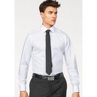 Bruno Banani Langarmhemd Slim-fit Formbeständig durch Elastananteil von Bruno Banani