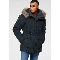 Bruno Banani Parka mit abnehmbarem Fellimmitat an der Kapuze von Bruno Banani