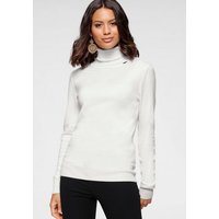 Bruno Banani Rollkragenpullover mit Metalllogo-NEUE FARBEN von Bruno Banani