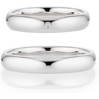 Bruno Banani Trauring Schmuck Geschenk, Ehering Hochzeit Damenring Herrenring, wahlweise mit oder ohne Brillant, Made in Germany von Bruno Banani