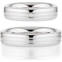 Bruno Banani Trauring Schmuck Geschenk, Ehering Hochzeit Damenring Herrenring, wahlweise mit oder ohne Brillant, Made in Germany von Bruno Banani