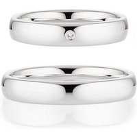 Bruno Banani Trauring Schmuck Geschenk, Ehering Hochzeit Damenring Herrenring, wahlweise mit oder ohne Brillant, Made in Germany von Bruno Banani