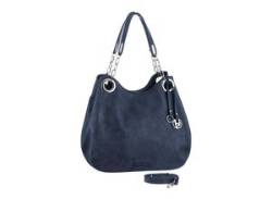 Henkeltasche BRUNO BANANI Gr. B/H/T: 34 cm x 30 cm x 16 cm, blau Damen Taschen Handtaschen von Bruno Banani