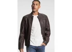 Lederjacke BRUNO BANANI "Rocha" Gr. XXL (56), braun Herren Jacken Übergangsjacken von Bruno Banani