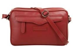 Umhängetasche BRUNO BANANI Gr. B/H/T: 25 cm x 16 cm x 6 cm onesize, rot Damen Taschen Handgepäck von Bruno Banani