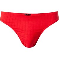 bruno banani Herren String rot Mikrofaser unifarben von Bruno Banani