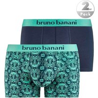 bruno banani Herren Trunks blau Baumwolle Geprintet von Bruno Banani