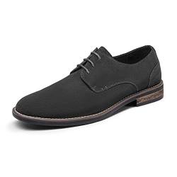 Bruno Marc Anzugschuhe Herren Wildleder Klassische Business Lederschuhe Schnürhalbschuhe Derby Oxfords Formell Hochzeit Schuhe GRAU URBAN-08-E Größe 42 (EUR) von Bruno Marc