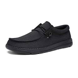 Bruno Marc Herren Mokassins Flache Slipper Slip on Loafer Weich Comfort Klassische Schuhe,Size 40,SCHWARZ,BLS211 von Bruno Marc