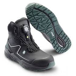 Brynje Arbeitsschuh Green Way Low Boot S3 SRC Sicherheitsstiefel Flexibler, Leichter und strapazierfähiger Sicherheitsschuh mit BOA® Fit System - Schwarz - Gr. 39 von Brynje