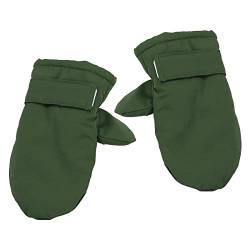 Baby Handschuhe Winter, Kinderhandschuhe 2/3/4 Jahre Mädchen Junge, Skihandschuhe Kinder Wasserdicht, Fäustlinge Fleece Fausthandschuhe Kinder, für Skifahren Radfahren Outdoor Warm Sport (L, Grün) von Bseical