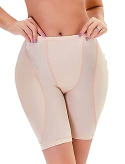 Bslingerie Damen Postpartale Bemaßungspads hinzufügen Shaper Control Knickers Shapewear Miederpants (Beige - Niedrige Taille, M) von Bslingerie