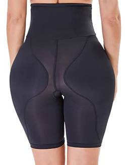 bslingerie Frauen Shapewear Hip Pad Fake Butt Enhancer Lifter Bauch Control Panties, Schwarz, Small von Bslingerie