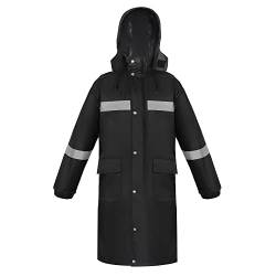 Btmpmcs Herren Reflektierend Regenjacke Wiederverwendbar Lang Regenponcho Ripstop Atmungsaktiver Mehrzweck Regenmantel Wasserdicht Winddicht Regenanzug von Btmpmcs