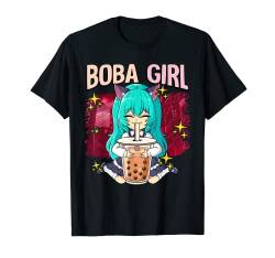 Bubble Tea Anime Neko Girl Boba Tea Boba Girl T-Shirt von Bubble Tea Geschenke