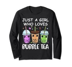 Bubble Tea Geschenk Damen Bubble Tea Tshirt Mädchen Bubble Langarmshirt von Bubble Tea Geschenke