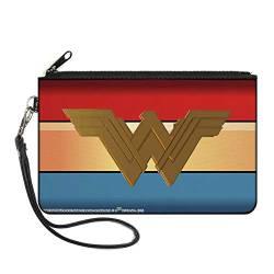 Buckle-Down Damen Zip Wallet Wonder Woman Large Geldbrse, Mehrfarbig, 20 cm x 13 cm von Buckle-Down