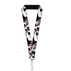 Buckle Down Herren Lanyard-1.0-Sylvester The Cat Poses Stacked Black Schlsselanhnger, Mehrfarbig, Einheitsgröße von Buckle-Down