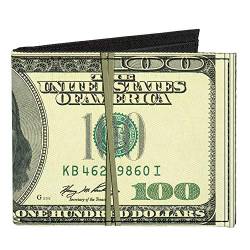 Buckle-Down Herren Standard Canvas Bifold Wallet Money, 10,2 x 8,9 cm von Buckle-Down
