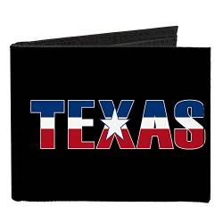 Buckle-Down Herren Standard Canvas Bifold Wallet Texas, 10,2 x 8,9 cm von Buckle-Down
