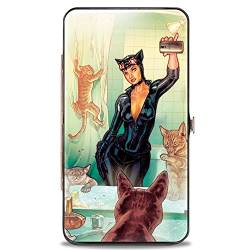 Buckle-Down Unisex-Erwachsene Hinge Wallet-Catwoman Geldbrse, Mehrfarbig, 18 cm x 10 cm von Buckle-Down