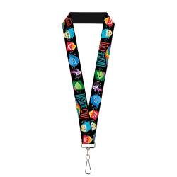 Buckle-Down Unisex-Erwachsene Lanyard-1.0-Inside Out/Emotion Expressions/Every Day is Schlsselanhnger, Mehrfarbig, Einheitsgröße von Buckle-Down