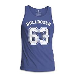 Bud Spencer® Herren Bulldozer 63 Tanktop/Muscle Shirt (blau) (M) von Bud Spencer