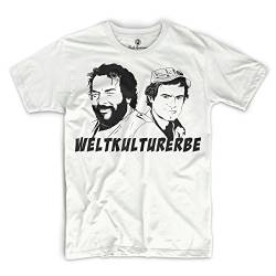 Bud Spencer® Herren Weltkulturerbe T-Shirt (Weiss) (S) von Bud Spencer