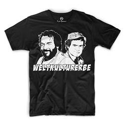 Bud Spencer® Herren Weltkulturerbe T-Shirt (schwarz) (M) von Bud Spencer