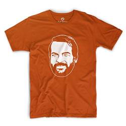 Bud Spencer Herren Buddy T-Shirt (S, Orange) von Bud Spencer