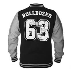 Bud Spencer Herren Bulldozer 63 College Jacket (schwarz) (M) von Bud Spencer
