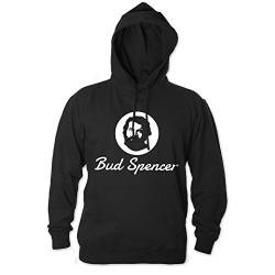 Bud Spencer Herren Official Logo Hoodie (schwarz) (4XL) von Bud Spencer