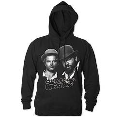 Bud Spencer Herren Old School Heroes Hoodie (schwarz) (XXL) von Bud Spencer