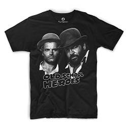 Bud Spencer - Old School Heroes - T-Shirt (5XL) , Farbe - Schwarz von Bud Spencer
