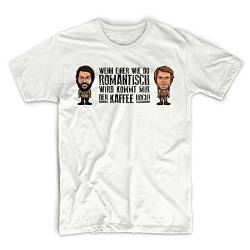 Bud Spencer - Romantisch - T-Shirt (Weiss) (XL) von Bud Spencer