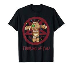 An Sie denkende Voodoo-Puppe Satanisches Pastell T-Shirt von Buddy Tees