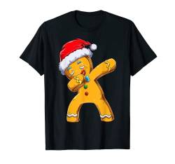 Dabbing Lebkuchenmann Weihnachtsmann Weihnachten Keks Lustige Weihnachten T-Shirt von Buddy Tees