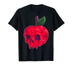 Gruseliger vergifteter Apfelschädel, böse Königin, Cider Halloween T-Shirt von Buddy Tees