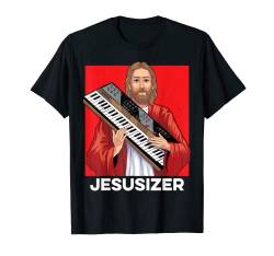 Jesusizer Holy Synthesizer Analog Jesus Synth Music Nerd T-Shirt von Buddy Tees
